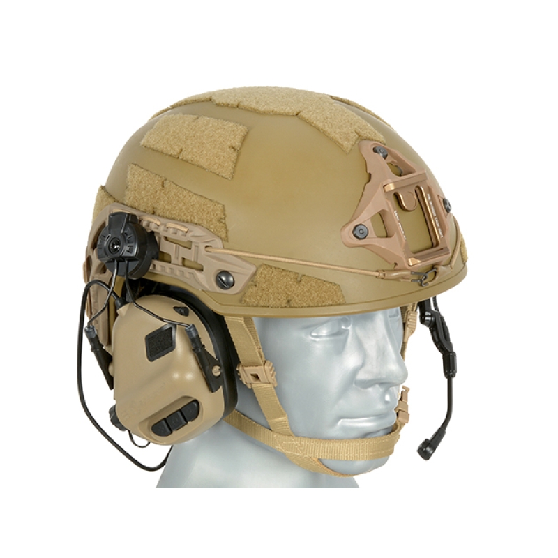 CUFFIE TATTICHE M32H PER ELMETTO - COYOTE - EARMOR - immagine 4