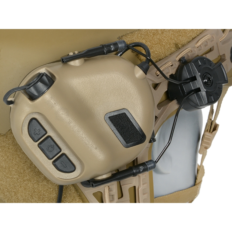 CUFFIE TATTICHE M32H PER ELMETTO - COYOTE - EARMOR - immagine 8