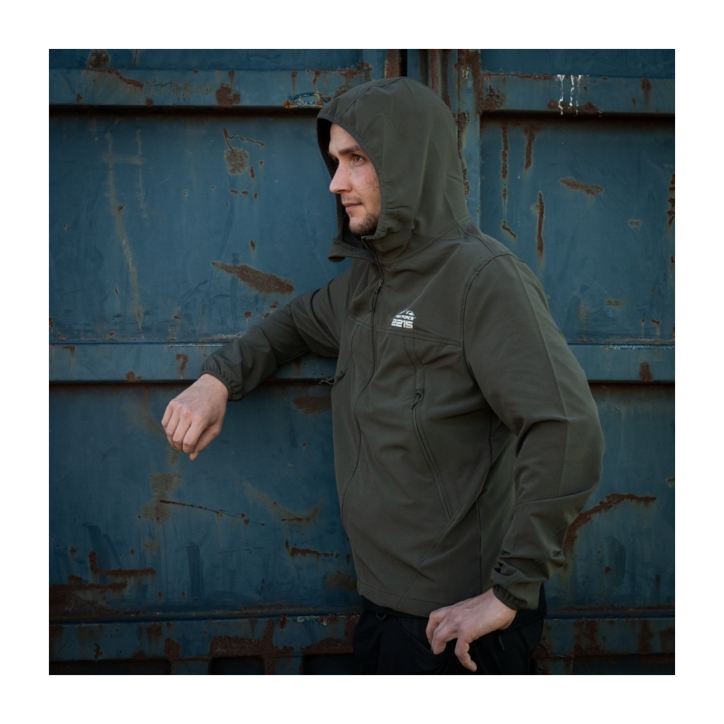 GIACCA SOFTSHELL TRAIL - RANGER GREEN - TASK FORCE 2215 - immagine 5
