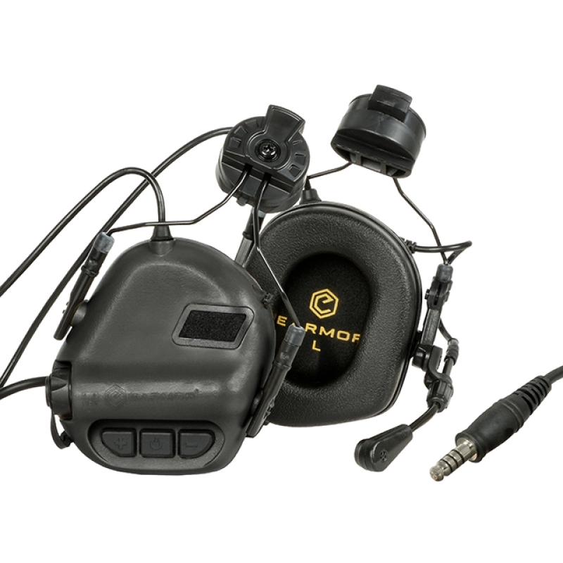 CUFFIE TATTICHE M32H PER ELMETTO - EARMOR - immagine 2