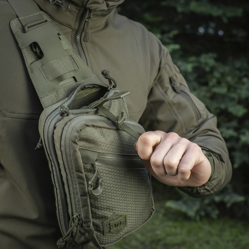 BORSA SLING PISTOL BAG ELITE HEX - RANGER GREEN - M-TAC - immagine 3