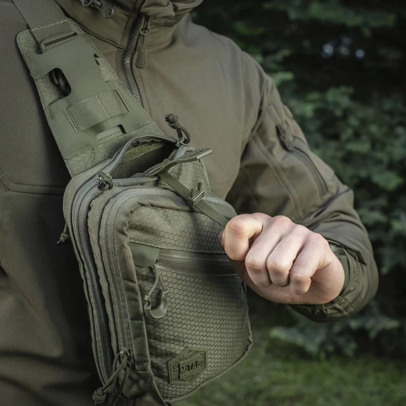 BORSA SLING PISTOL BAG ELITE HEX - RANGER GREEN - M-TAC - immagine 3