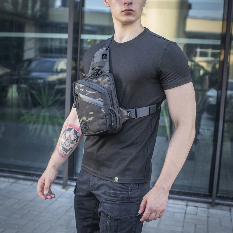 BORSA SLING PISTOL BAG ELITE HEX - MULTICAM BLACK - M-TAC - immagine 5