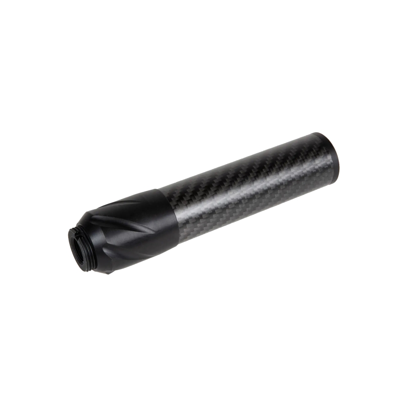 SILENZIATORE DSL2 IN FIBRA DI CARBONIO 150 MM - CORE AIRSOFT ITALY - immagine 2