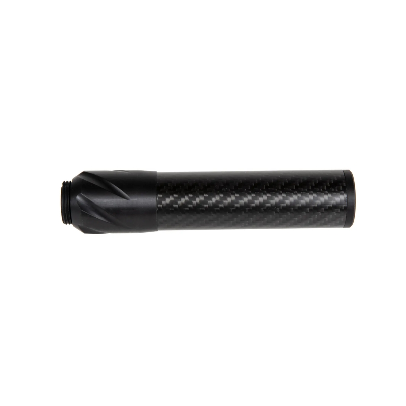 SILENZIATORE DSL2 IN FIBRA DI CARBONIO 150 MM - CORE AIRSOFT ITALY - immagine 3