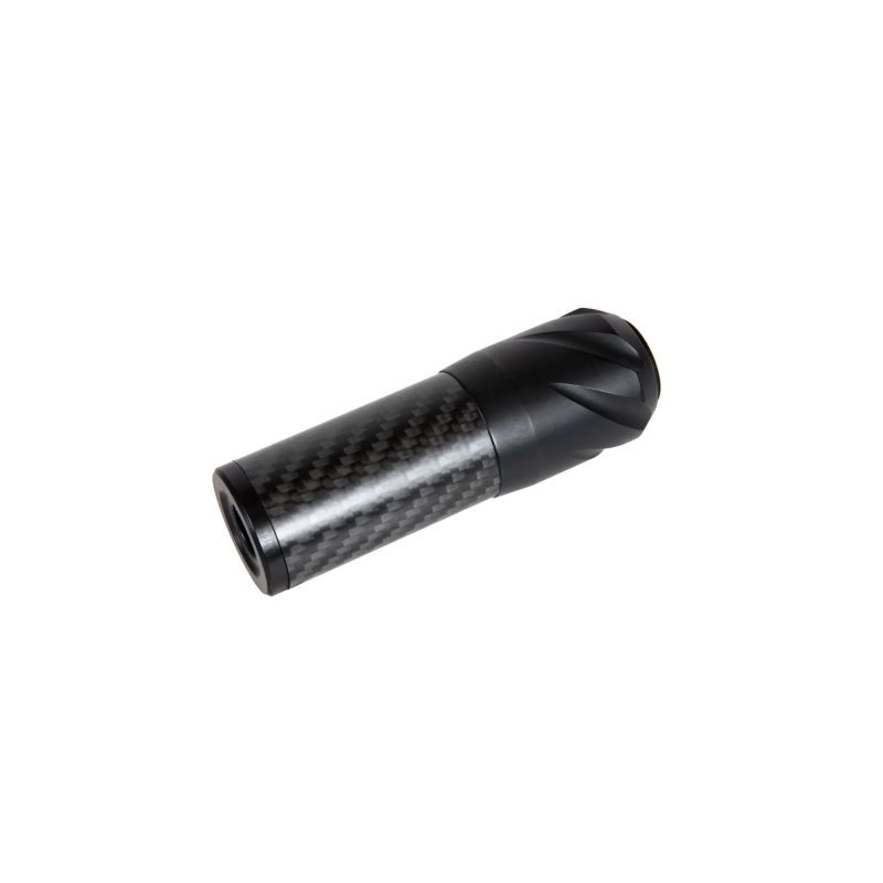 SILENZIATORE DSL2 IN FIBRA DI CARBONIO 100 MM - CORE AIRSOFT ITALY