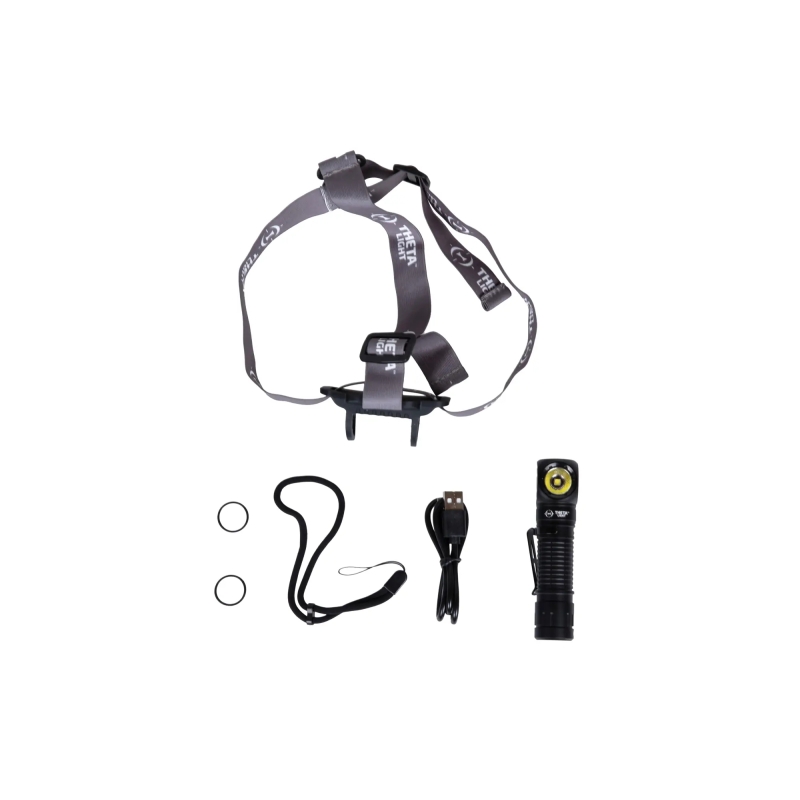 TORCIA TATTICA FRONTALE TX65 1200 LUMEN - THETA LIGHT - immagine 4