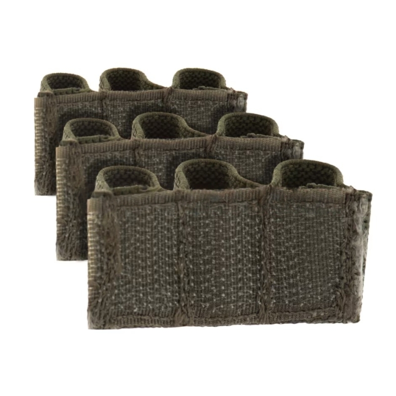 3X PORTA BATTERIE CR123 TRIPLO - OD GREEN - INVADER GEAR - immagine 2