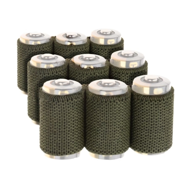 3X PORTA BATTERIE CR123 TRIPLO - OD GREEN - INVADER GEAR