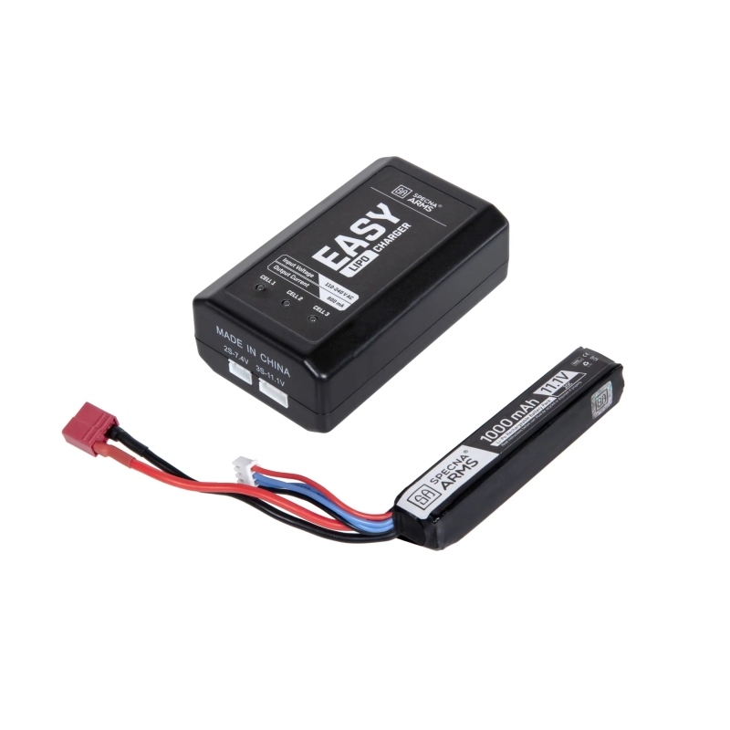 KIT CARICABATTERIE LI-PO EASY + BATTERIA LI-PO 11,1V 1000MAH - SPECNA ARMS - immagine 2