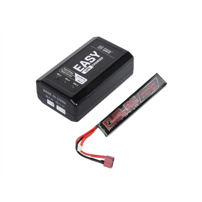 KIT CARICABATTERIE LI-PO EASY + BATTERIA LI-PO 7,4V 1200MAH - SPECNA ARMS / FUEL - immagine 2