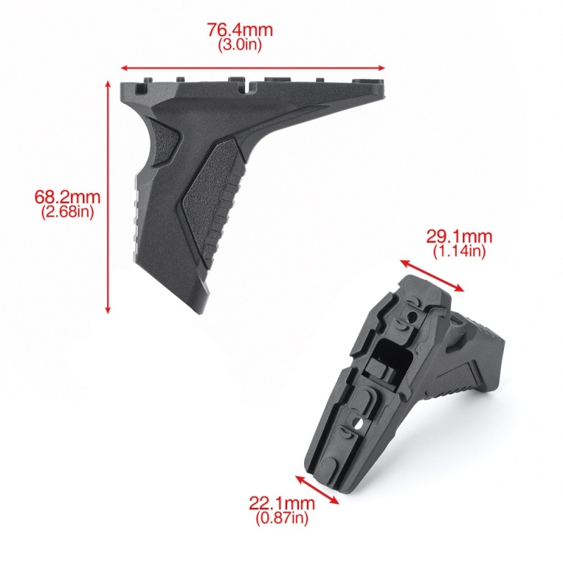 IMPUGNATURA LINK ANGLED HAND STOP M-LOK/KEYMOD - MP - immagine 5