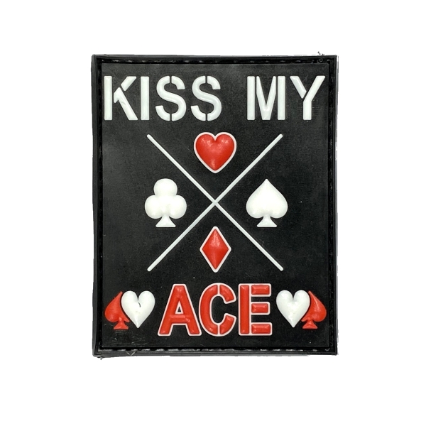 KISS MY ACE PATCH 3D