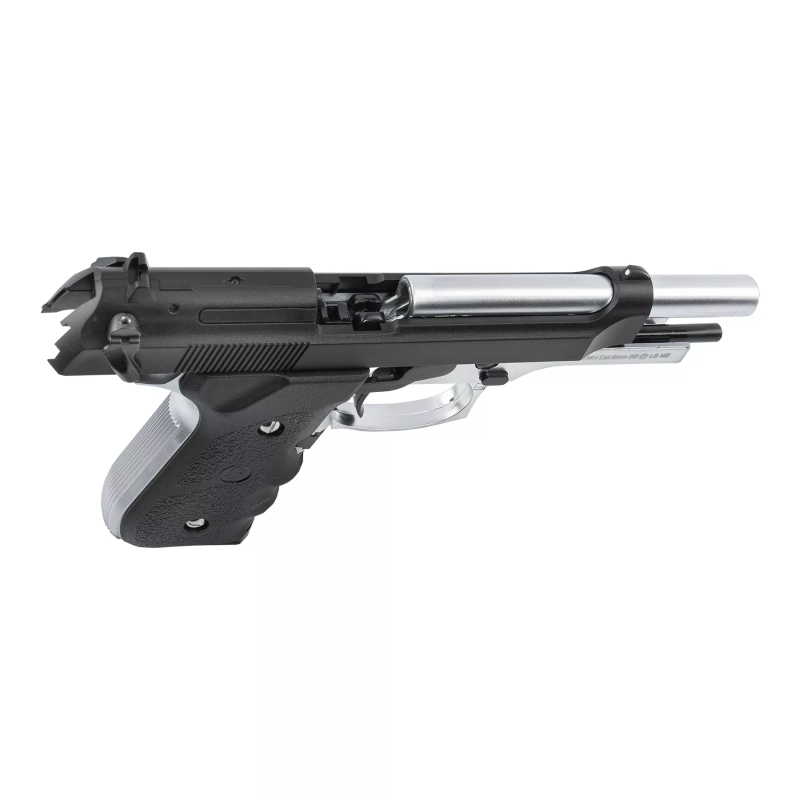 BERETTA M9 GBB - BLACK /SILVER - SLONG - immagine 5