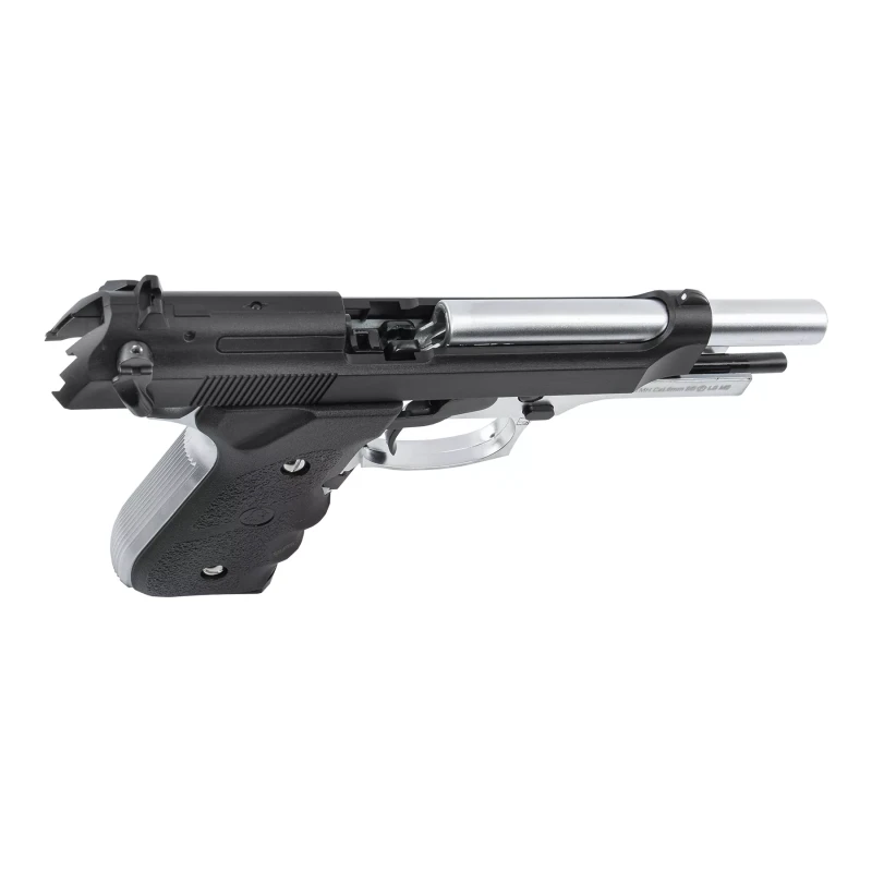 BERETTA M9 GBB - BLACK /SILVER - SLONG - immagine 5