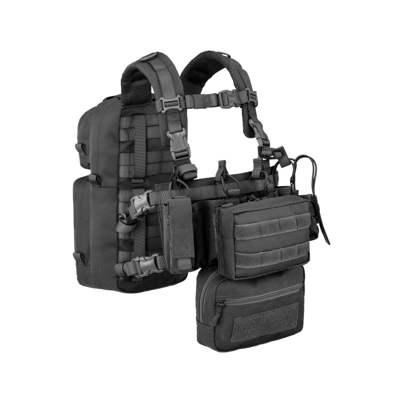 COMBO MINI CHEST RIG 900D POLY MOLLE - VEGETATO ITALIANO - DEFCON 5 - immagine 2