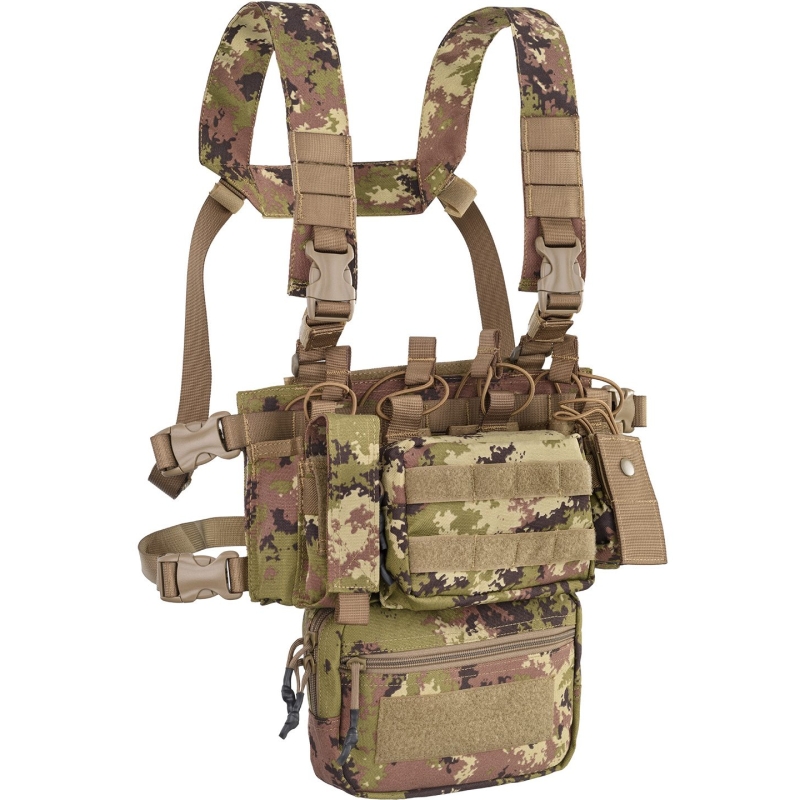 COMBO MINI CHEST RIG 900D POLY MOLLE - VEGETATO ITALIANO - DEFCON 5