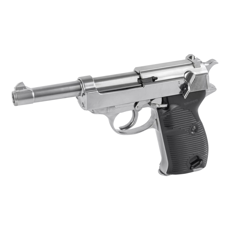 P38 FULL METAL GBB - SILVER - WE - immagine 3