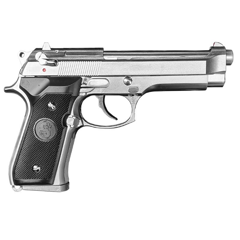 BERETTA M9 GBB - SILVER - SLONG - immagine 2