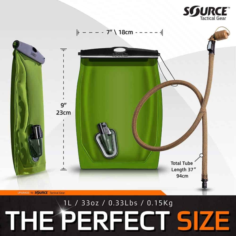 SACCA IDRO KANGAROO CANTEEN 1L - COYOTE - SOURCE - immagine 2