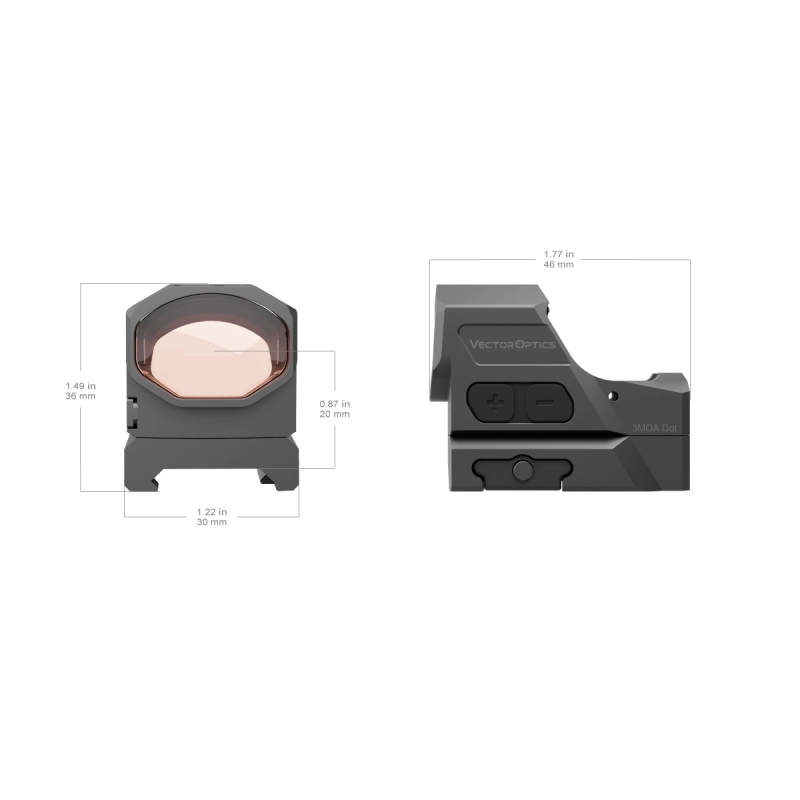 RED DOT FRENZY-X 1X19X28 GEN.II - VECTOR OPTICS - immagine 5