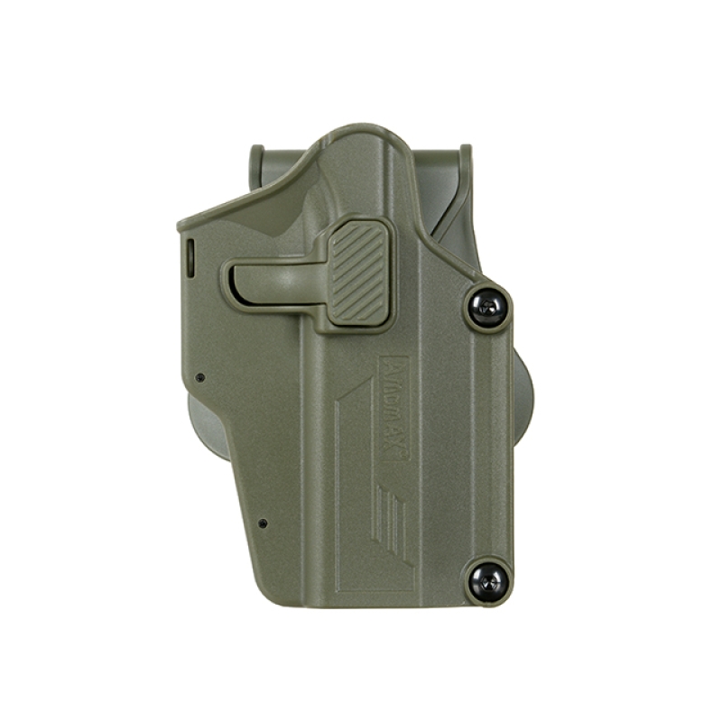 FONDINA RIGIDA DA CINTURA UNIVERSALE - OD GREEN - AMOMAX