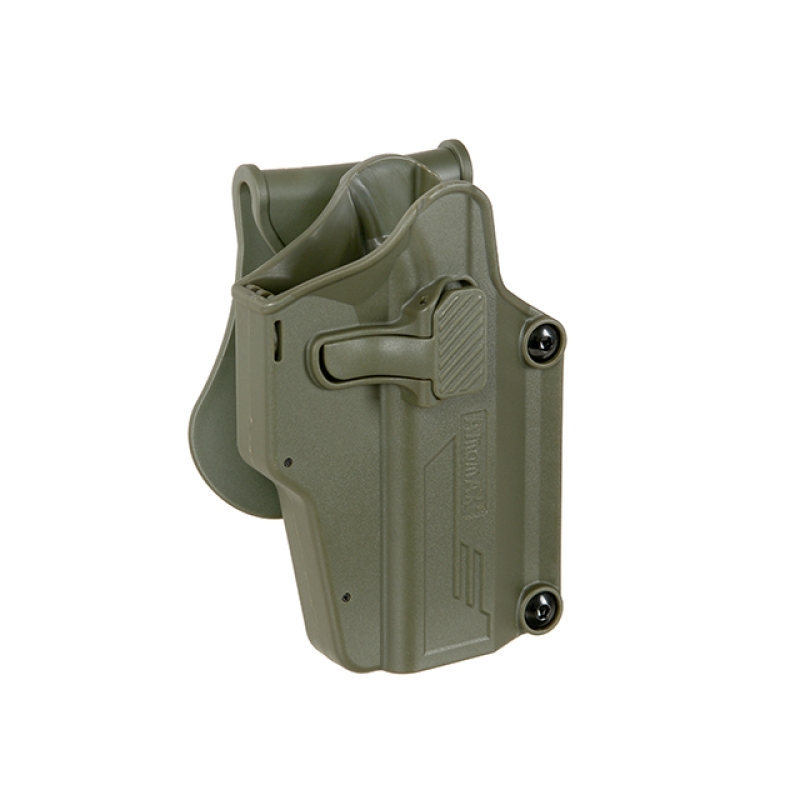 FONDINA RIGIDA DA CINTURA UNIVERSALE - OD GREEN - AMOMAX - immagine 3