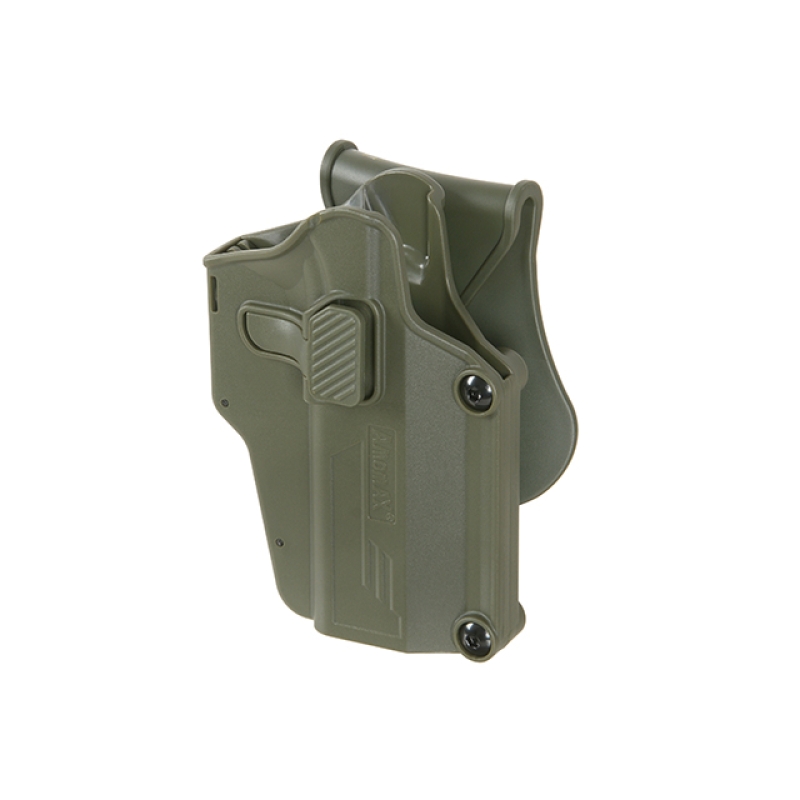 FONDINA RIGIDA DA CINTURA UNIVERSALE - OD GREEN - AMOMAX - immagine 4