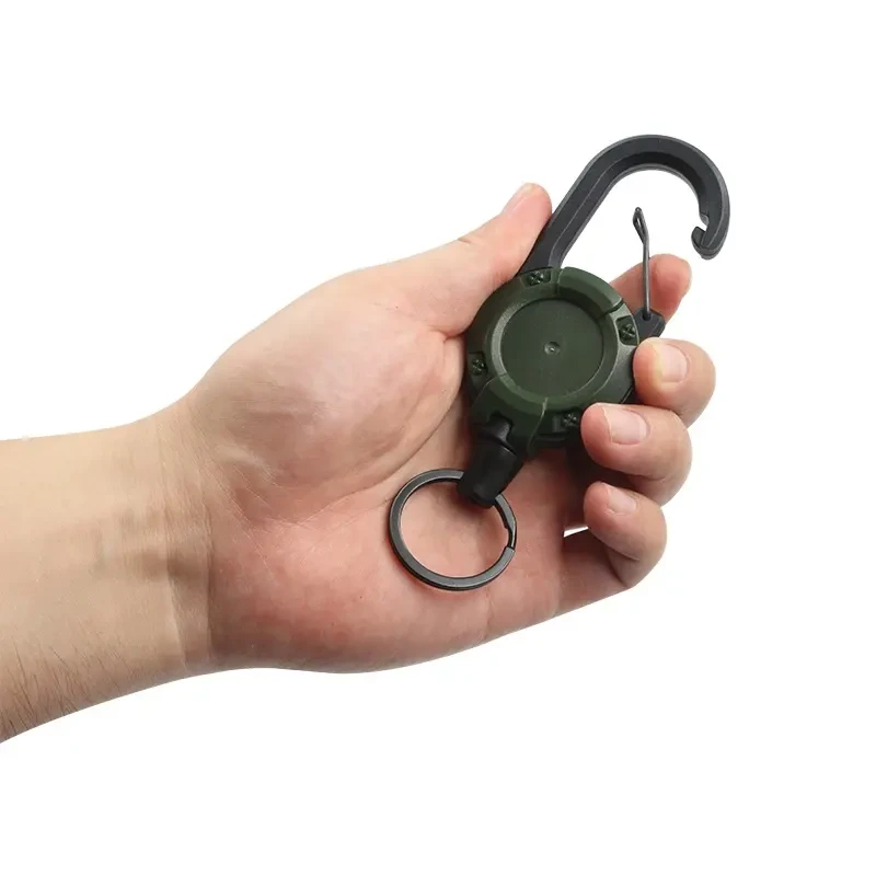 MOSCHETTONE CON CAVO RETRATTILE - OD GREEN - FOSTEX - immagine 3