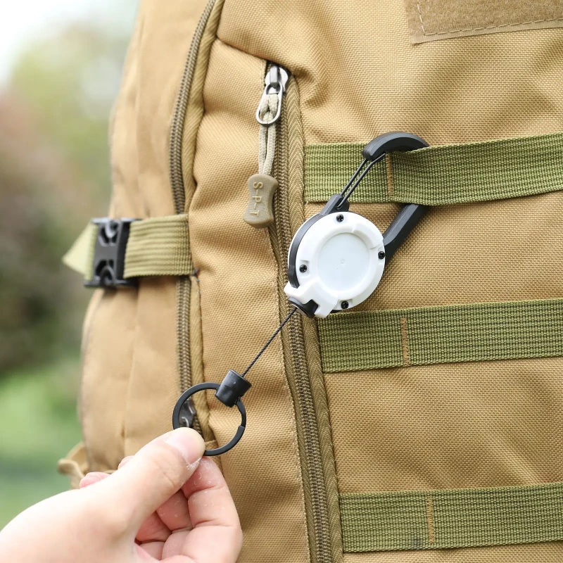 MOSCHETTONE CON CAVO RETRATTILE - OD GREEN - FOSTEX - immagine 4