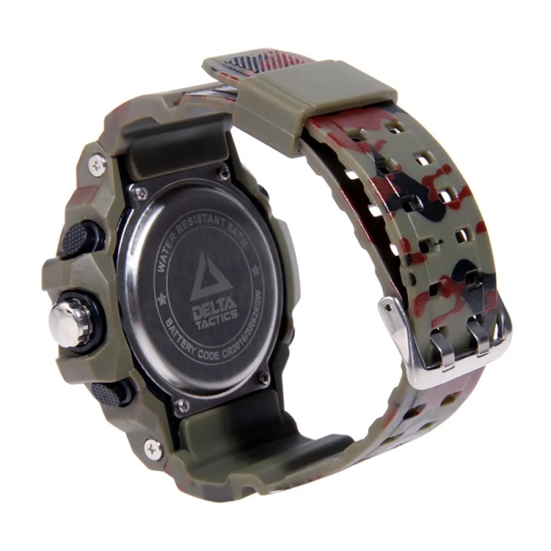 OROLOGIO TATTICO ANALOGICO/DIGITALE W002 - CAMO - DELTA TACTICS - immagine 4
