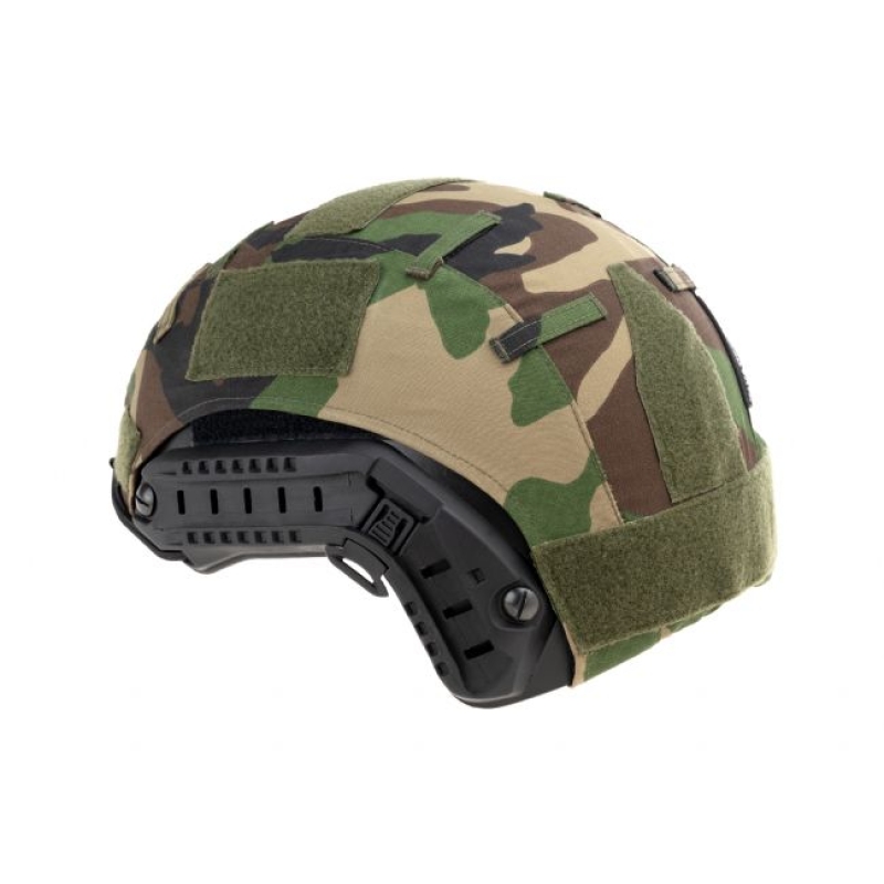 TELINO COPRI ELMETTO FAST MOD 2 - WOODLAND - INVADER GEAR - immagine 2