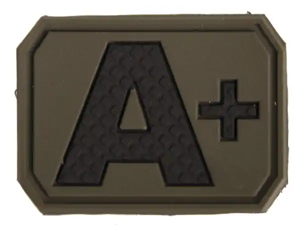 3D BLOOD A+ PATCH 3D - OD GREEN