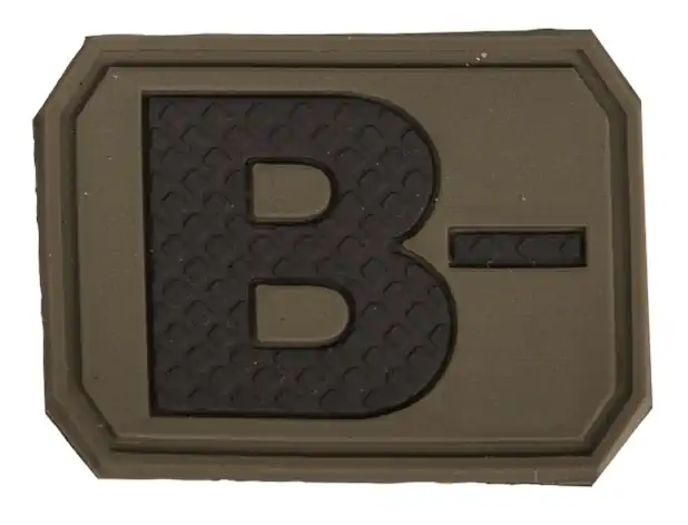 3D BLOOD B- PATCH 3D - OD GREEN