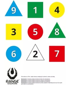 10X BERSAGLI 70X50CM "TRAINING SHOT"- RANGE SOLUTIONS