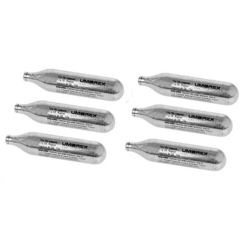 PACK 6 BOMBOLETTE GAS CO2 DA 12GR - UMAREX - immagine 2