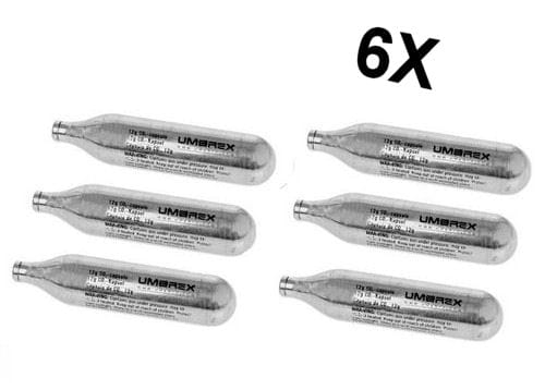 PACK 6 BOMBOLETTE GAS CO2 DA 12GR - UMAREX