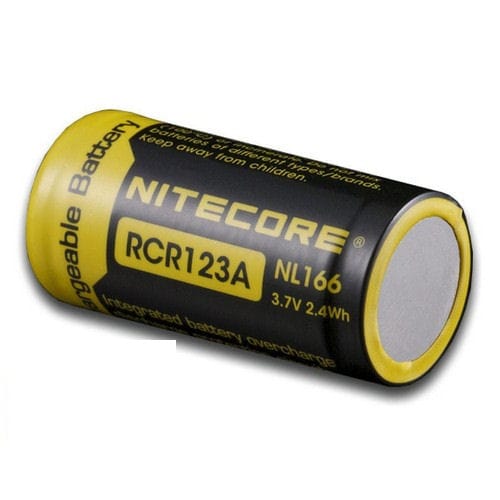BATTERIA LI-ON 3,7V CR123 RICARICABILE - NITECORE