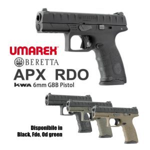 APX RDO UMAREX GBB KWA BERETTA SOFTAIR GUNSHOT 2x2
