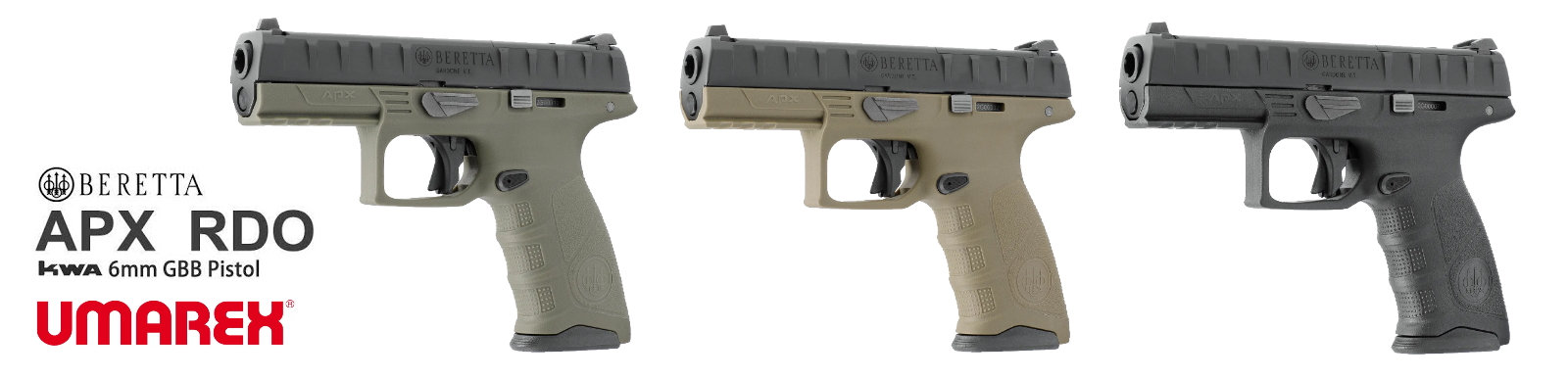 APX RDO UMAREX GBB KWA BERETTA SOFTAIR GUNSHOT