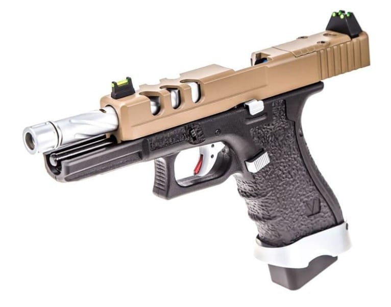 GLOCK 17 EU7 VENTED - HALF TAN - VORSK - immagine 4
