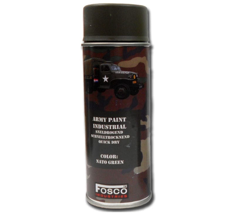 VERNICE DA 400 ML - NATO GREEN - FOSCO