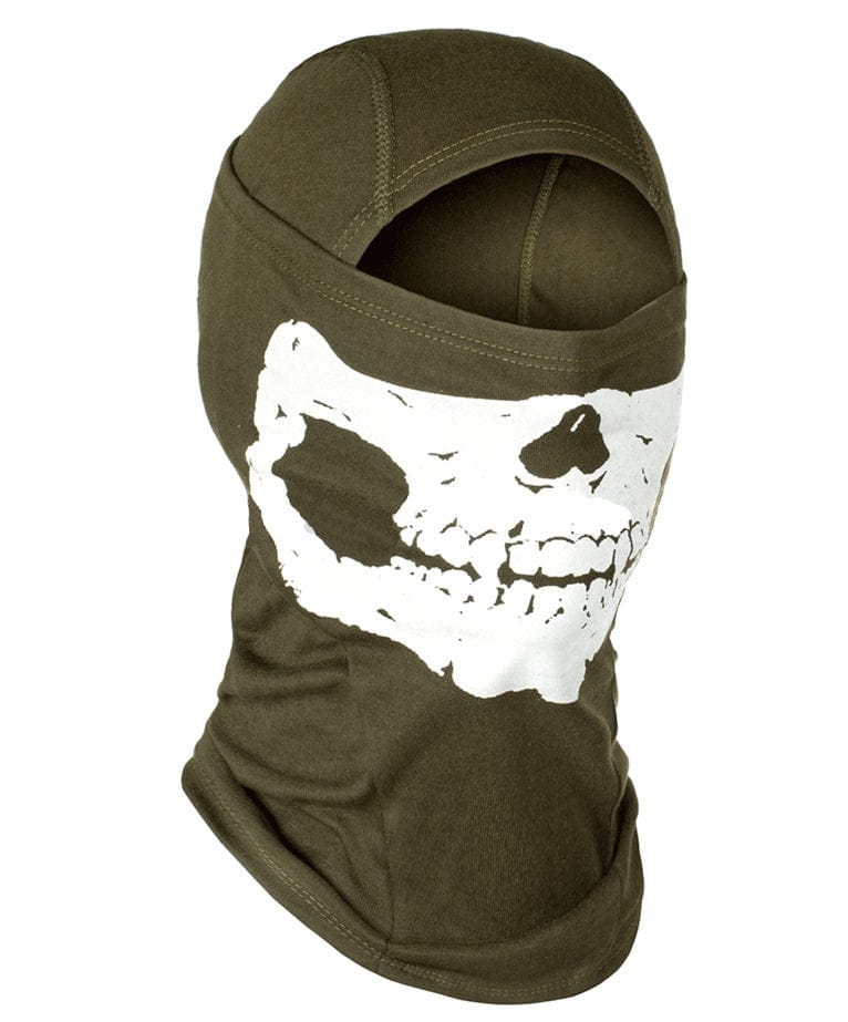 PASSAMONTAGNA IN COTONE DEATH - OD GREEN - INVADER GEAR