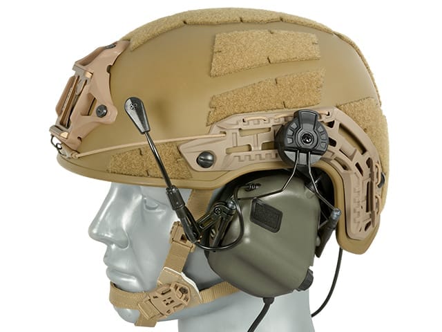 CUFFIE TATTICHE M32H PER ELMETTO - FOLIAGE GREEN - EARMOR - immagine 5