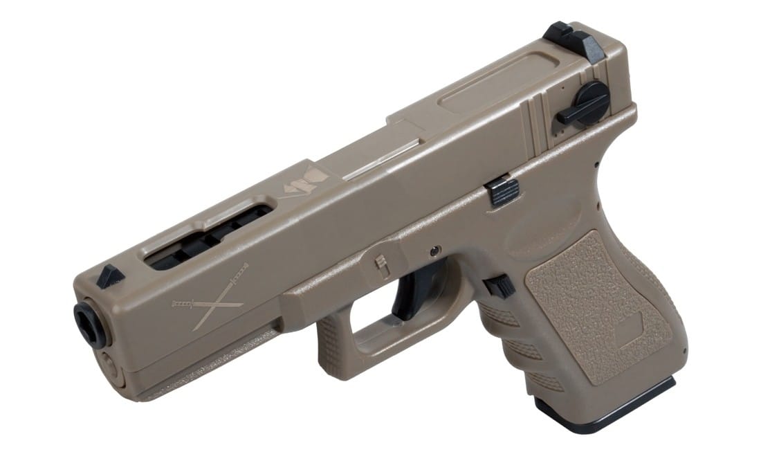 GLOCK 18C ELETTRICA YAKUZA MK2 LIPO+MOSFET GEN.4 - TAN - SAIGO DEFENSE - immagine 3