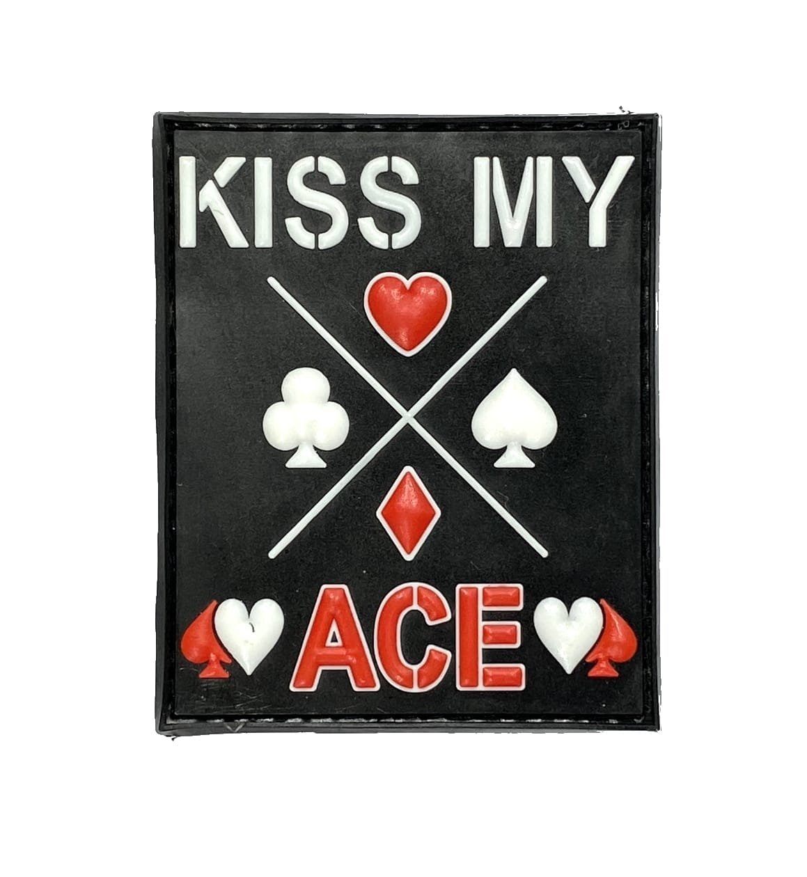 KISS MY ACE PATCH 3D