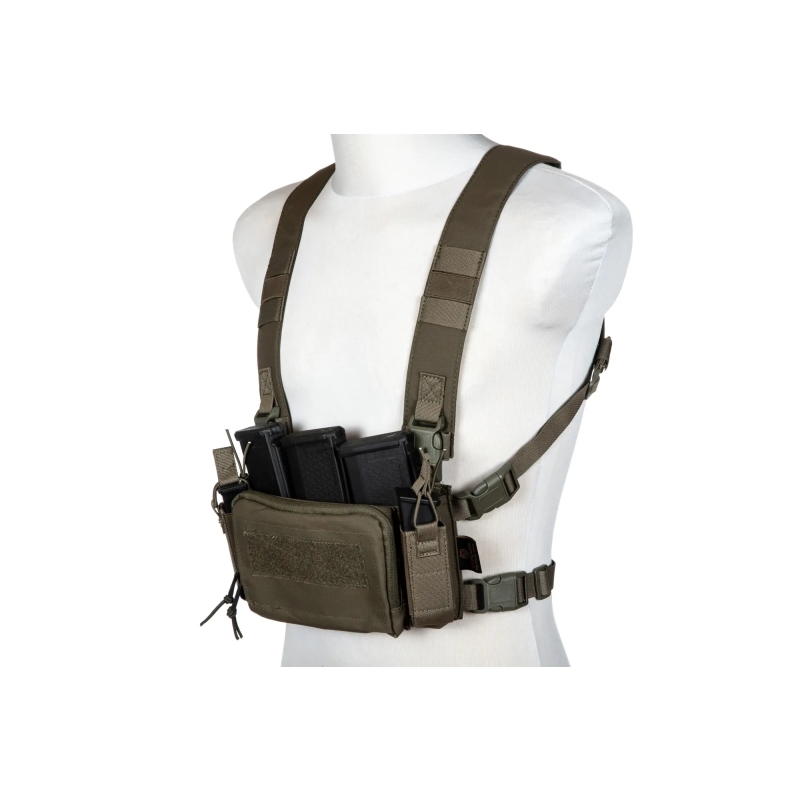 MICRO CHEST RIG MPC - RANGER GREEN - CONQUER TACTICAL - immagine 3