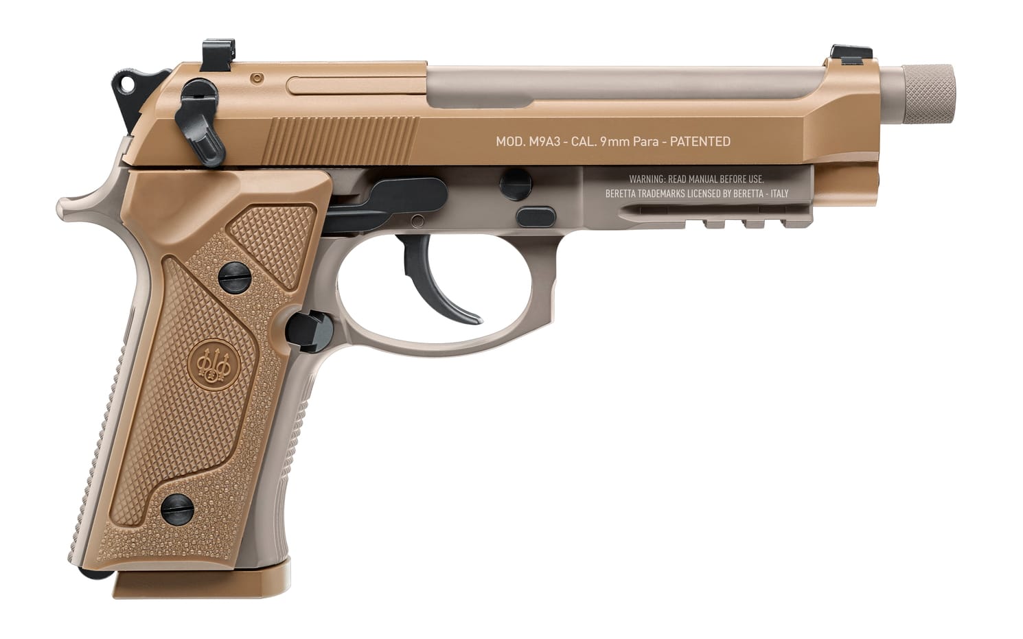 BERETTA M9A3 FULL METAL CO2 - DARK EARTH - UMAREX - immagine 3
