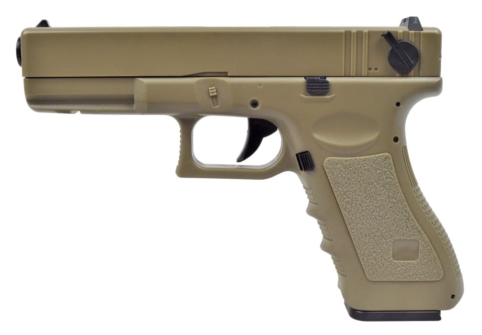 GLOCK 18C ELETTRICA MOSFET+LIPO GEN.4 - TAN - CYMA