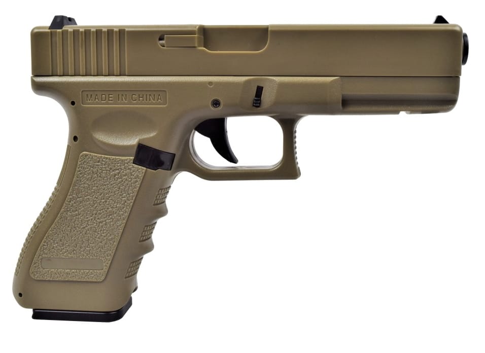 GLOCK 18C ELETTRICA MOSFET+LIPO GEN.4 - TAN - CYMA - immagine 2